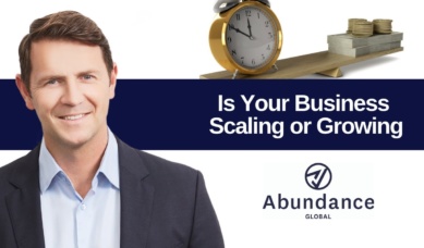 David Dugan Is Your Business Scaling Or Growing